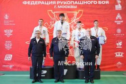 Обучающиеся Академии на пьедестале победителей