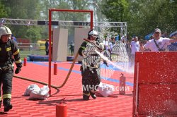 В Апаринках наградили победителей 1-ого международного гран-при профессионального мастерства пожарных и спасателей