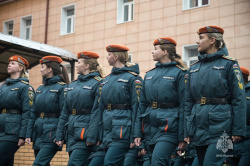 На плацу вуза состоялся общеакадемический развод