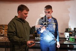 Курсанты вуза в рамках выездного занятия посетили защитное сооружение гражданской обороны