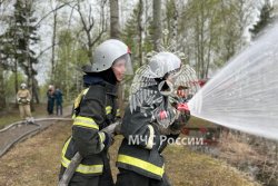 В Ногинске завершились практические занятия у девушек 1, 2 и 3 курсов факультета пожарной и техносферной безопасности