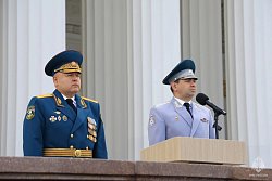 В Москве первокурсники Академии ГПС МЧС России приняли Присягу