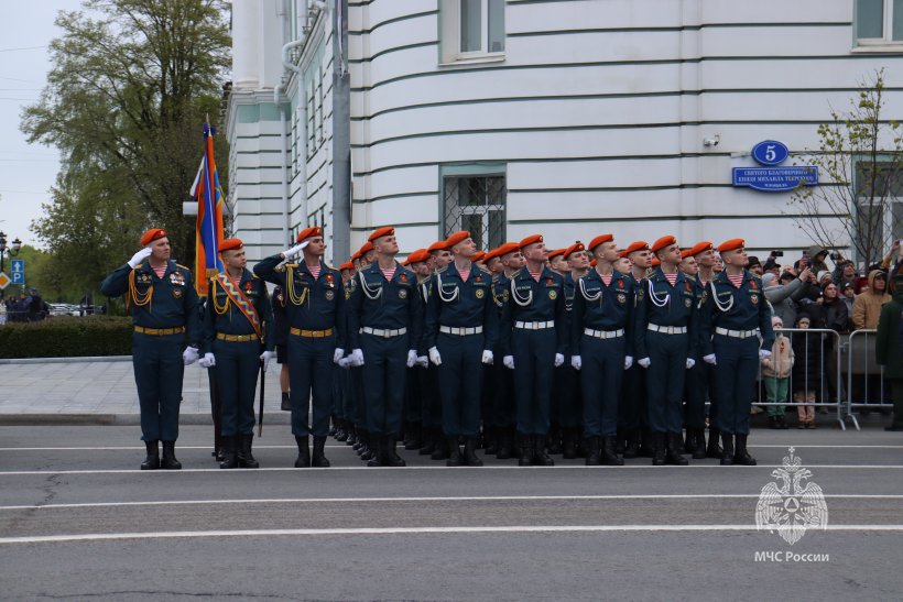 Парадные расчеты Академии приняли участие в Парадах Победы