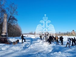 Поисковики Академии совершили лыжный поход по Бородинскому полю