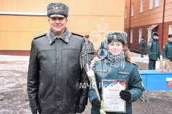 На плацу Академии состоялось построение переменного и постоянного состава