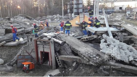 Учебная площадка по ведению АСДНР при ликвидации последствий аварий техногенного характера