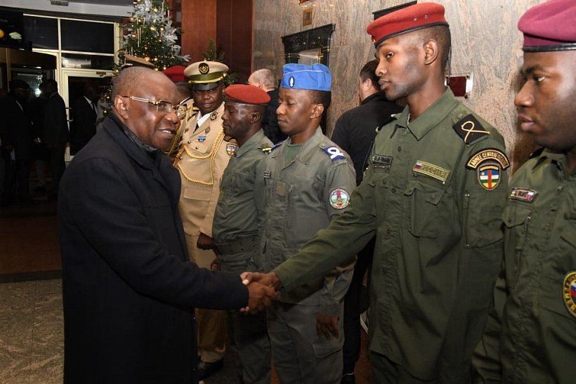 Обучающиеся Института подготовки иностранных граждан Академии встретились с президентом Центральноафриканской Республики