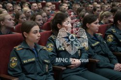 Курсанты Академии встретились с советником Главы МЧС России Даниилом Мартыновым