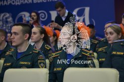 Глава МЧС России Александр Куренков и представители Академии приняли участие в Международной выставке-форуме «Россия» 