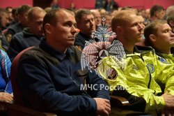В Ногинском спасательном центре прошла торжественная церемония закрытия Чемпионата МЧС России по многоборью спасателей
