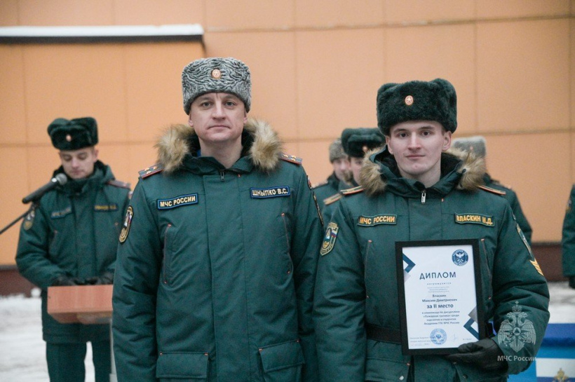 Определены призеры олимпиады по дисциплине «Пожарная тактика»
