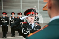 В Академии ГПС МЧС России приняли Торжественную клятву кадеты