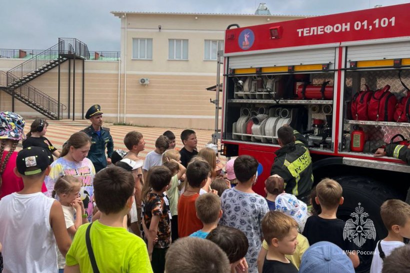 Курсанты провели открытый урок в городе-курорте Геленджик