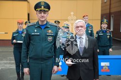 В Академии состоялось торжественное построение ко Дню пожарной охраны