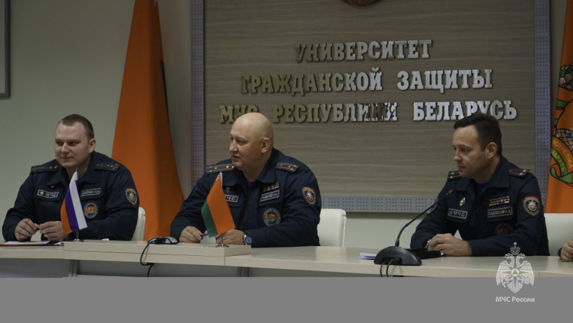 Курсанты Академии прибыли в Университет гражданской защиты МЧС Беларуси