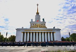 В Москве первокурсники Академии ГПС МЧС России приняли Присягу