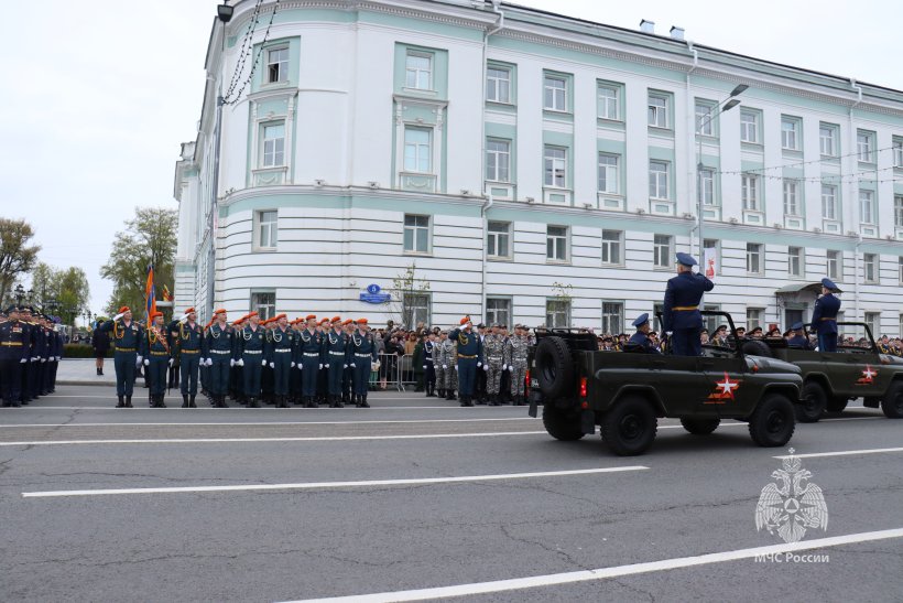 Парадные расчеты Академии приняли участие в Парадах Победы