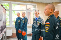 В Академии ГПС МЧС России работает фотовыставка «Огнеборцы Москвы»