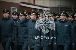 На плацу вуза состоялся общеакадемический развод