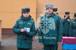 На плацу Академии состоялось построение переменного и постоянного состава