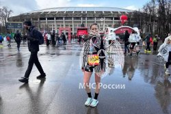 Личный состав Академии принял участие в Московском полумарафоне