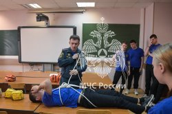 Сегодня в Академии прошли практические занятия с обучающимися кадетского класса