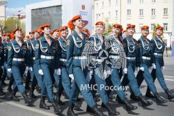 Парадные расчёты Академии приняли участие в Парадах Победы, посвященных празднованию 78-й годовщины Победы в Великой Отечественной войне