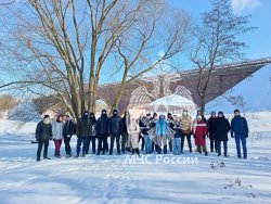 Поисковый отряд Академии совершил ряд зимних походов