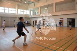В Академии состоялись соревнования по бадминтону