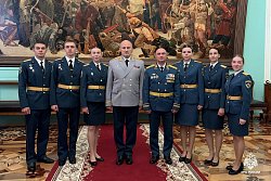 В Кремле с Владимиром Путиным встретились лучшие выпускники вузов МЧС России