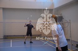 В  Академии состоялись V соревнования по бадминтону
