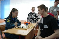 Личный состав Академии ГПС МЧС России провел военно-патриотическую игру «Зарница»