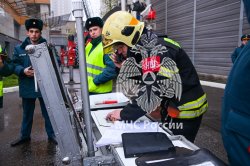 На территории Академии состоялись пожарно-тактические учения