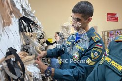 Личный состав Академии ГПС МЧС России продолжает оказывать посильную помощь участникам СВО