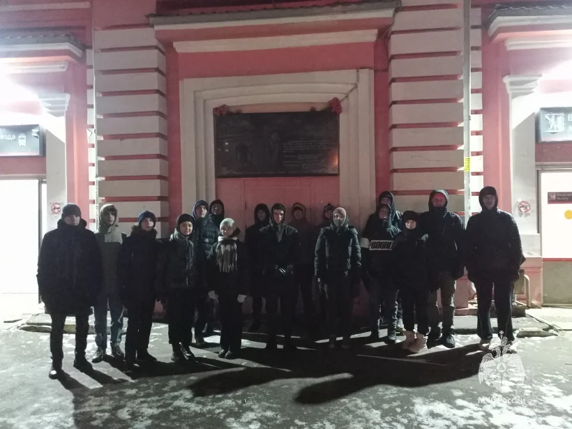 Поисковики Академии провели пеший поход