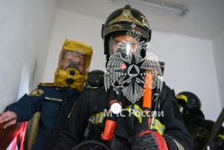 На территории Академии состоялись пожарно-тактические учения