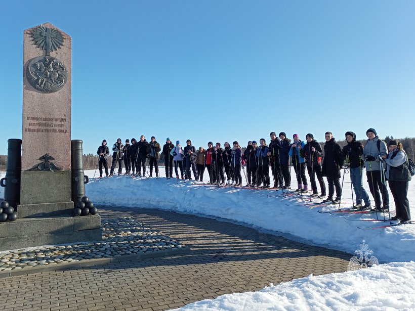 Поисковики Академии совершили лыжный поход по Бородинскому полю