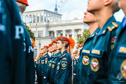 В Москве первокурсники Академии ГПС МЧС России приняли Присягу