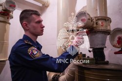 Курсанты вуза в рамках выездного занятия посетили защитное сооружение гражданской обороны