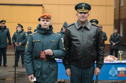 На плацу вуза состоялся общеакадемический развод