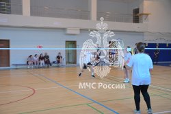 В  Академии состоялись V соревнования по бадминтону