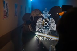 В Академии прошли тренировочные пожарно-тактические учения