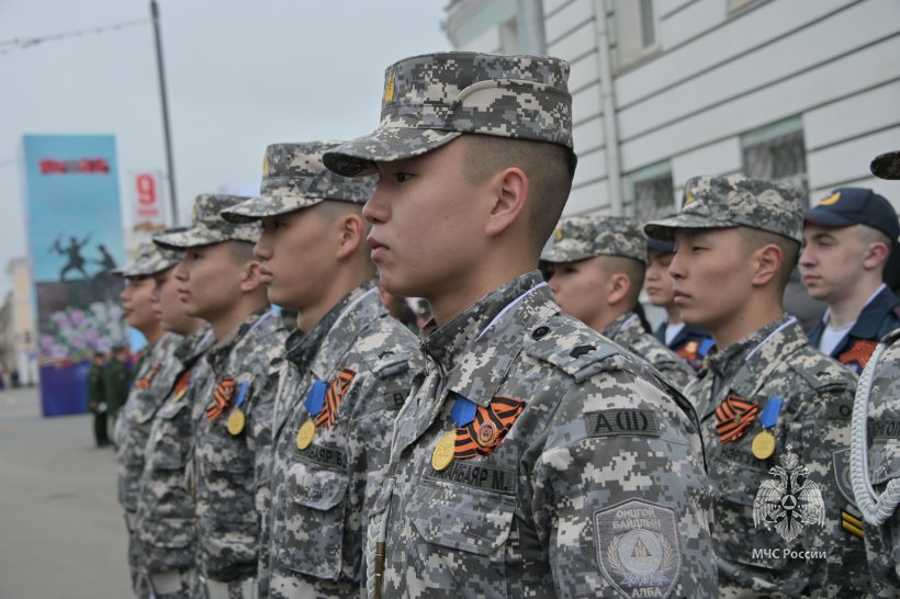 Парадные расчеты Академии приняли участие в Парадах Победы