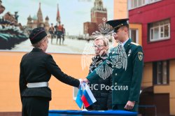 В Академии ГПС МЧС России приняли Торжественную клятву кадеты