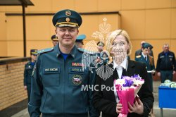 в Академии состоялось торжественное построение ко Дню пожарной охраны