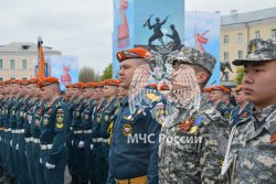 Парадные расчеты Академии приняли участие в Парадах Победы