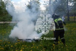 Личный состав Академии ГПС МЧС России провел военно-патриотическую игру «Зарница»