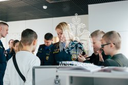 В Академии ГПС МЧС России побывали дети защитников Отечества