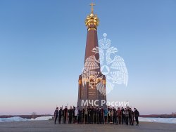 Поисковики Академии совершили лыжный поход по Бородинскому полю