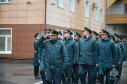 На плацу вуза состоялся общеакадемический развод